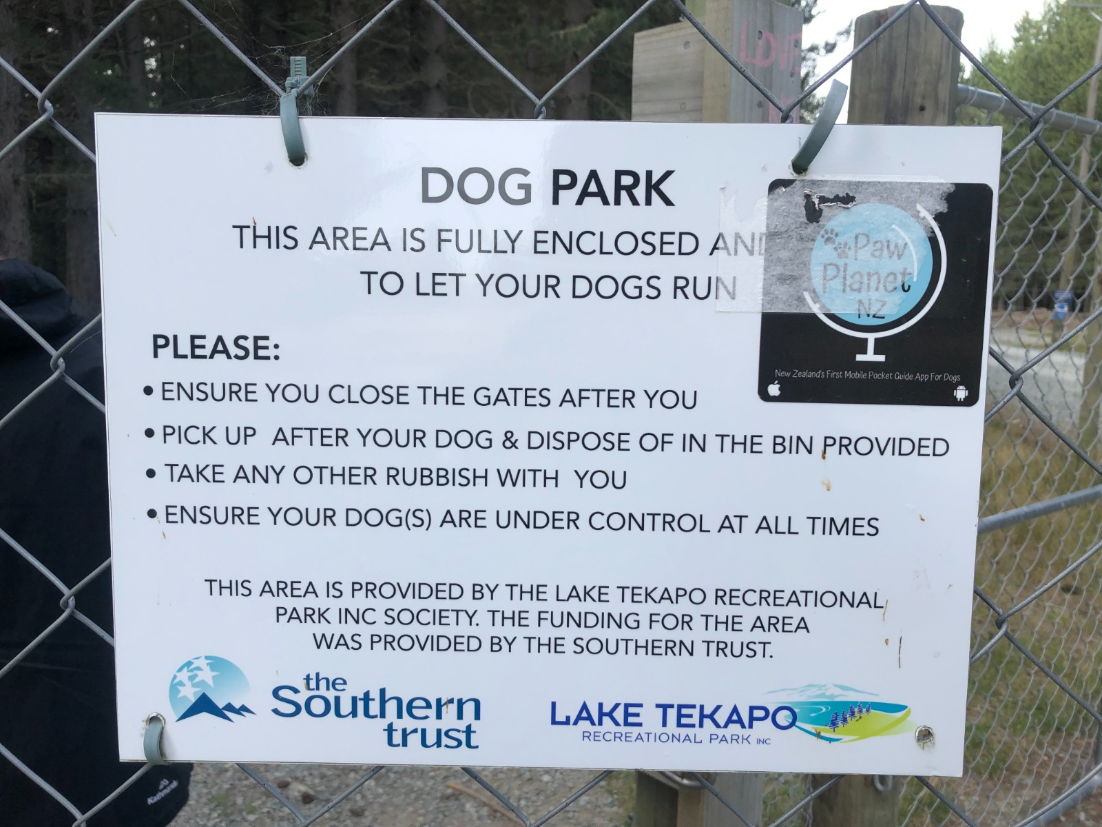 Lake Tekapo Regional Park Dog Park