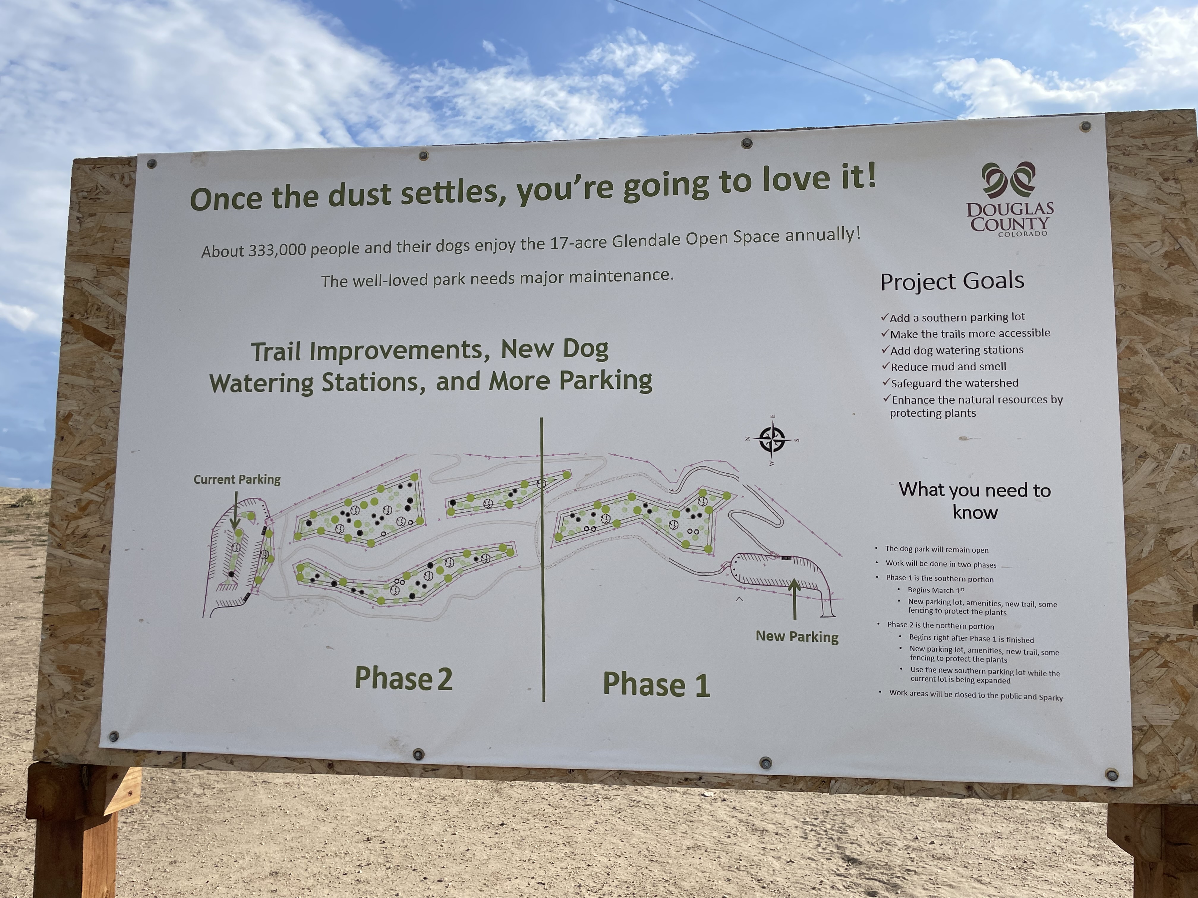 Glendale Open Space Off Leash Dog Trail