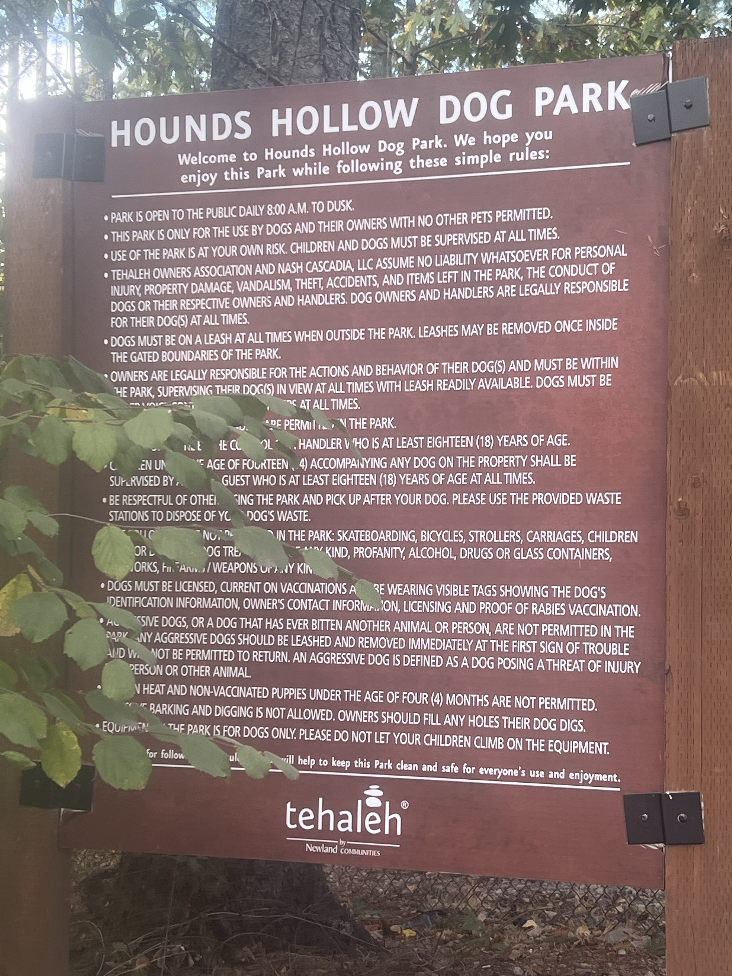 Hounds Hollow Dog Park