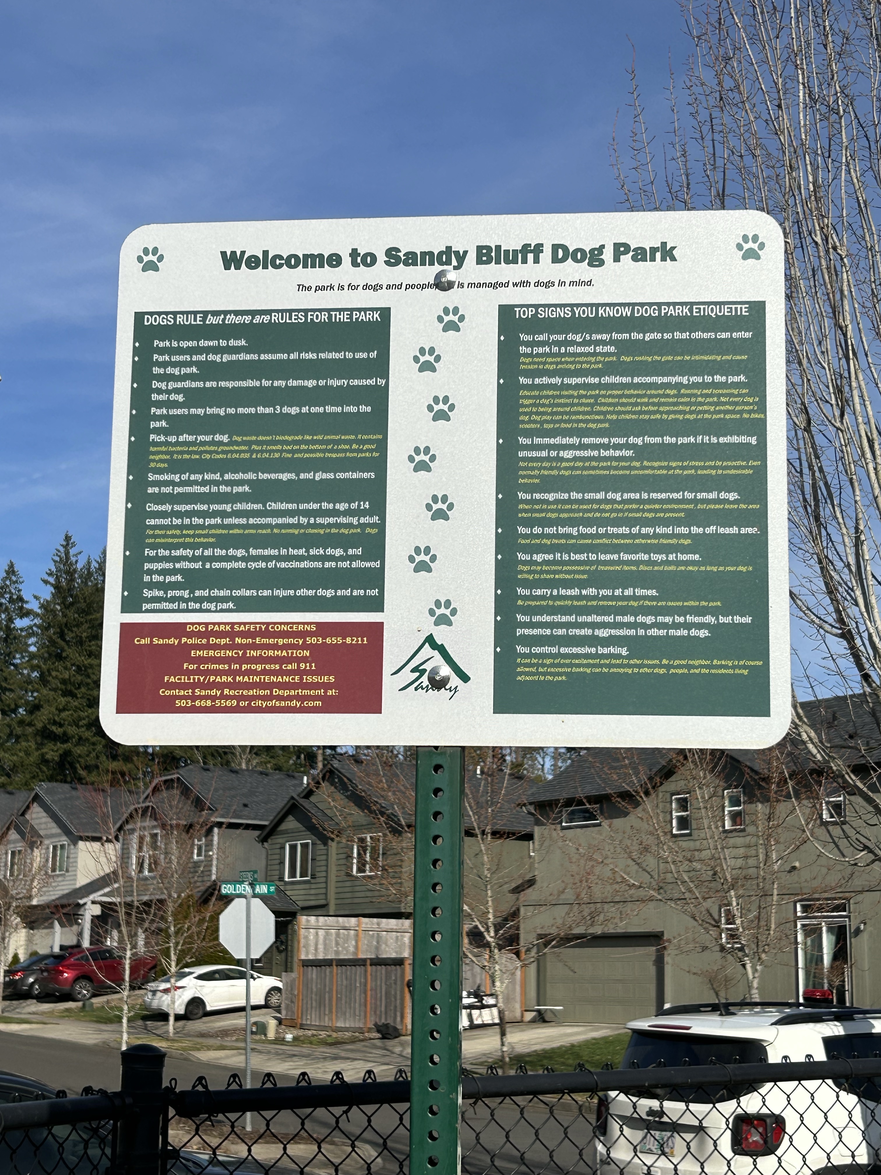 Sandy Dog Park