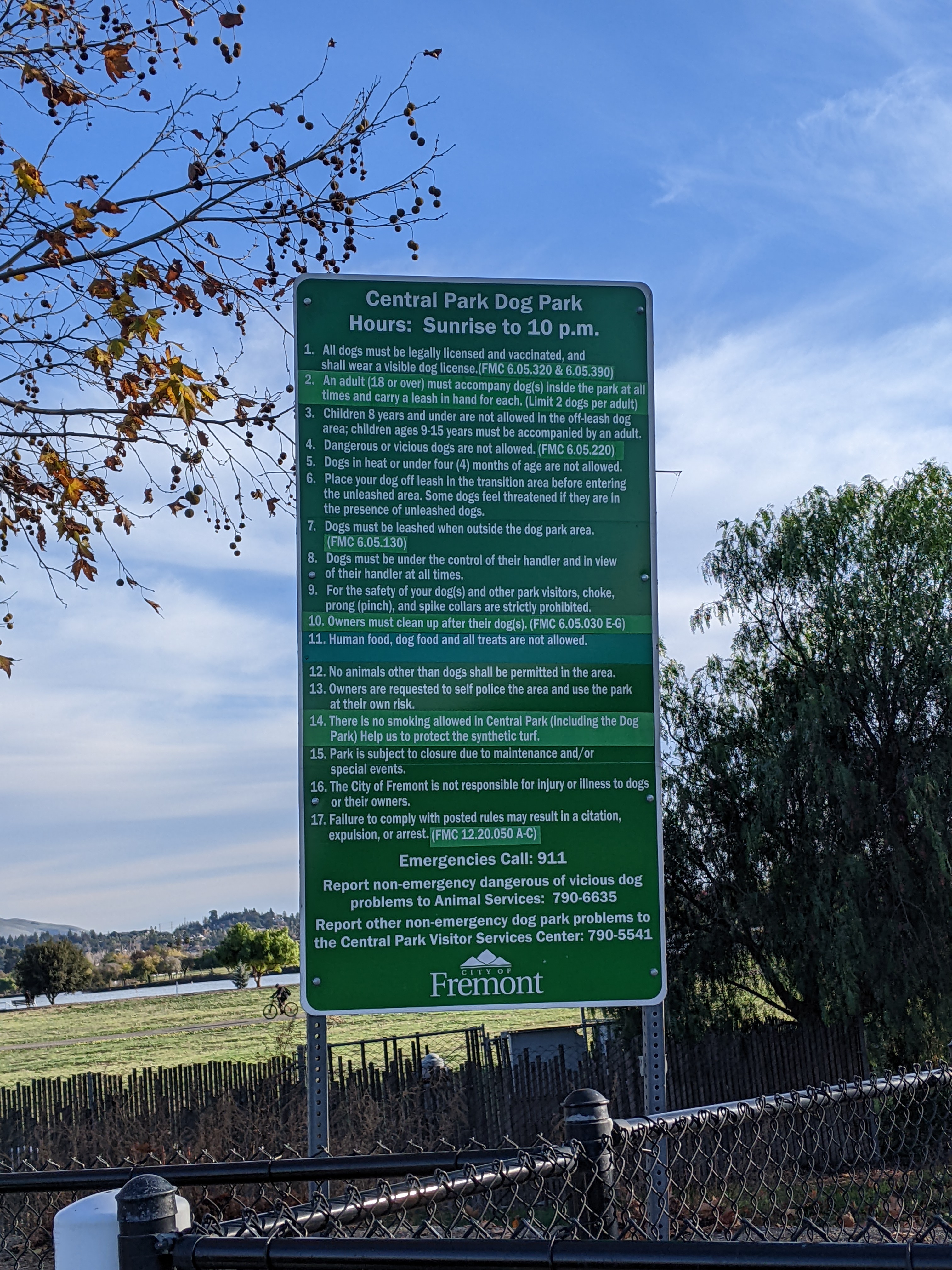 Central Park Dog Park - Fremont