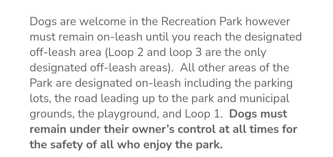 Hanwell Recreation Park Off-Leash Trails