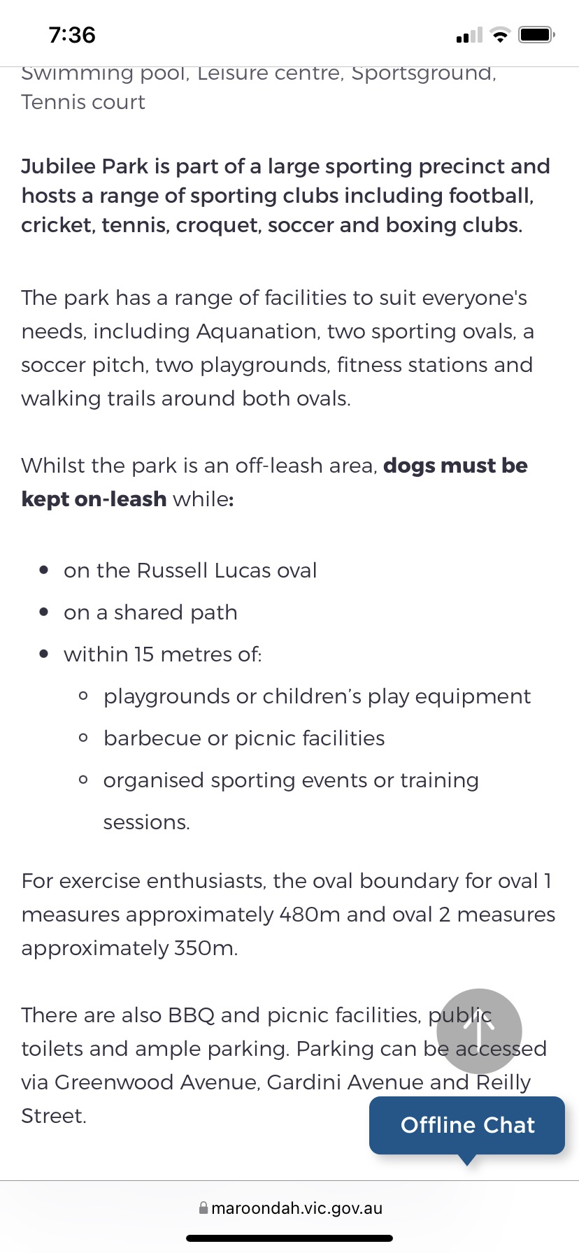 Jubilee Park (Russell Lucas Oval)