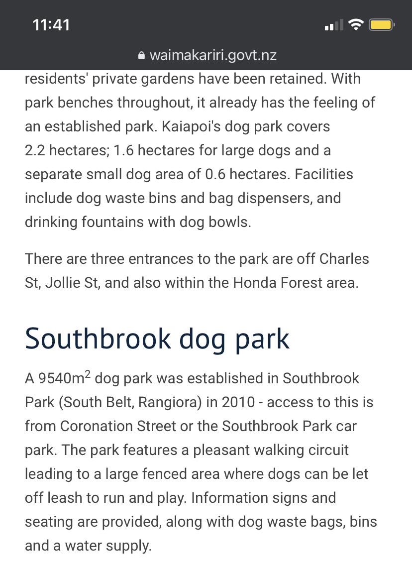 Southbrook Dog Park