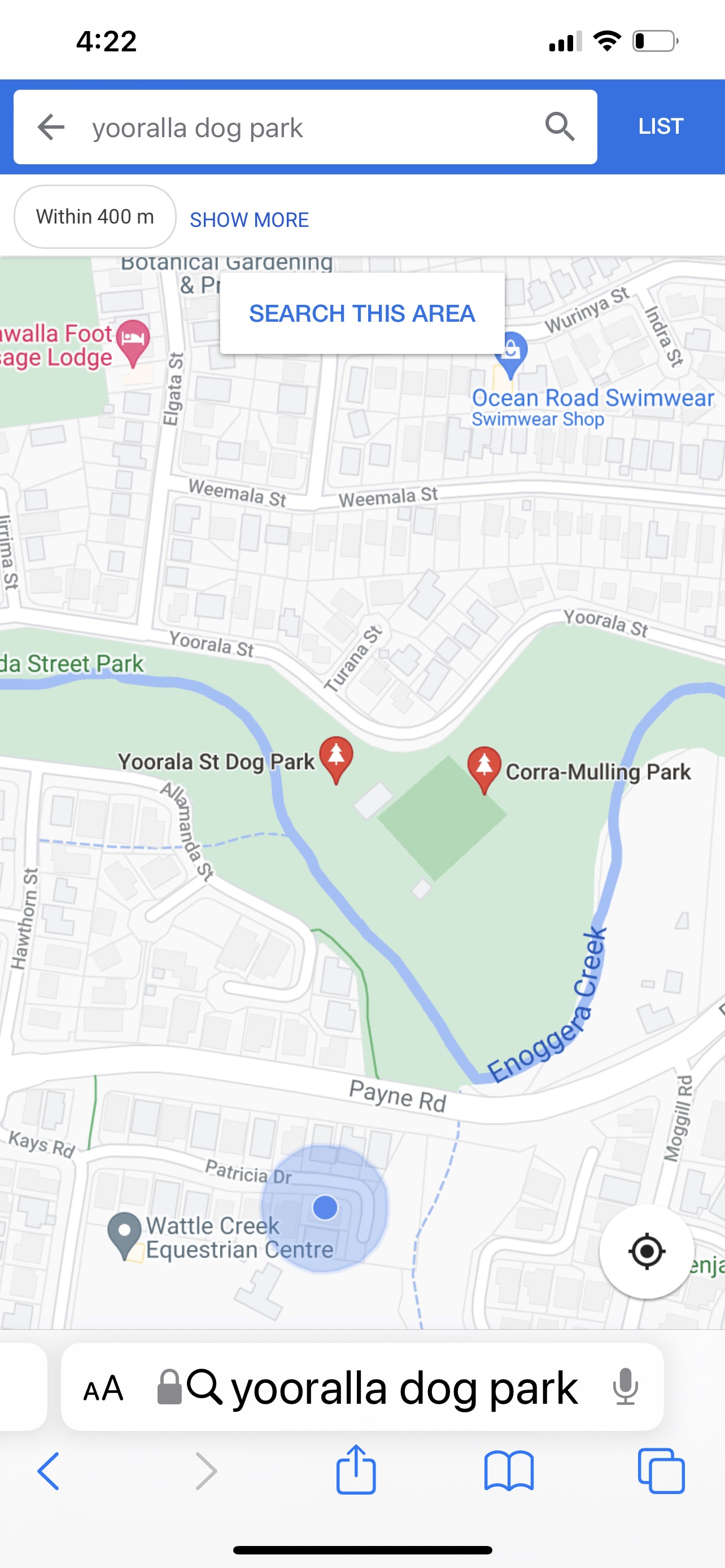 Yooralla St Dog Park