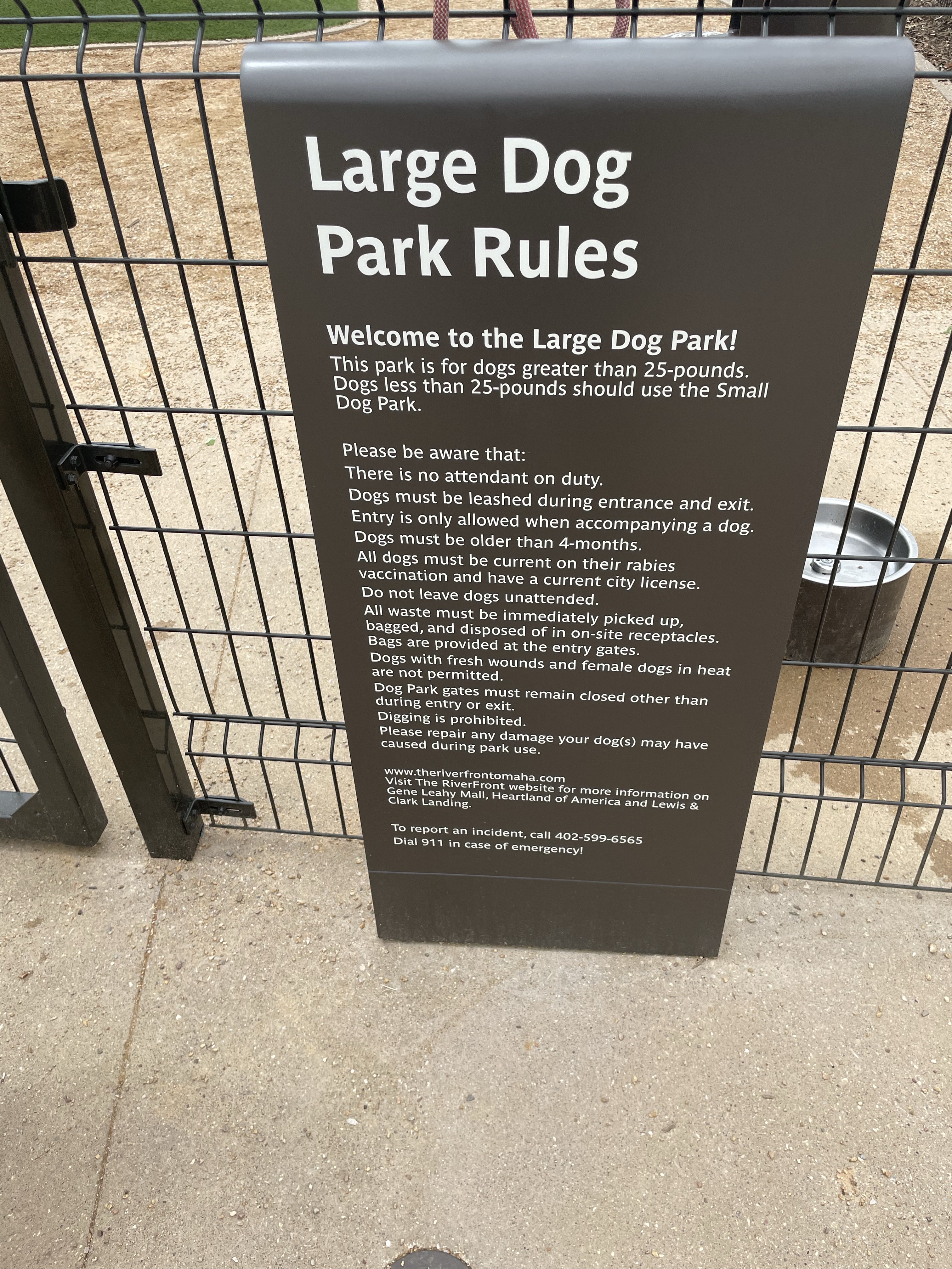 Gene Leahy Mall Dog Park