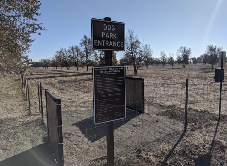 Yolo County Grasslands Regional Park, Dog Park and Trail